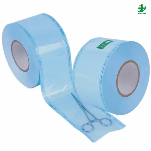 Sterile Pouch Roll Surgical Instruments Packaging Flat Bag Roll Eo Sterilization 30cm*200m