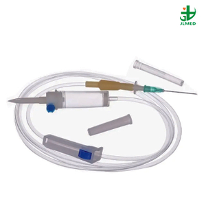 Double Drip Chamber Blood Transfusion Set with Two Spike