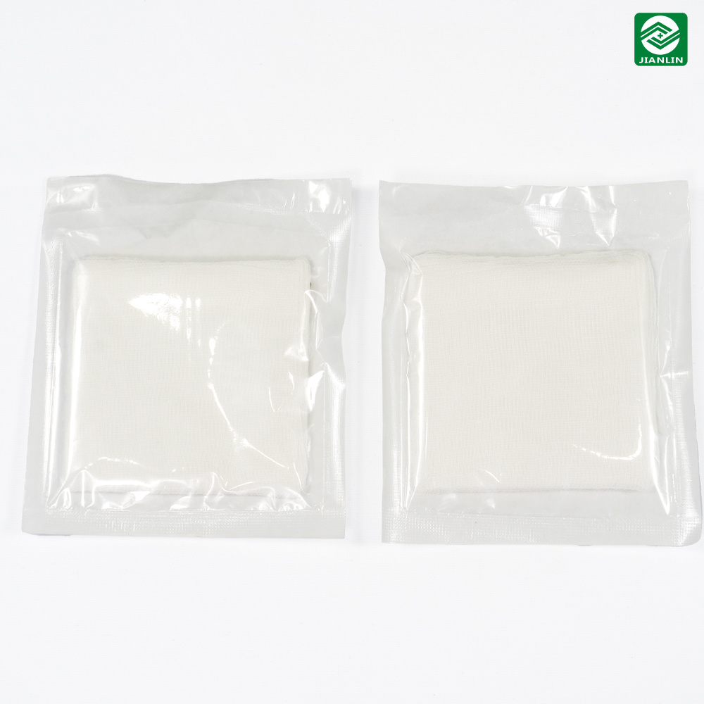 Medical Disposable 100% Cotton Sterile Surgical Absorbent Gauze Swabs