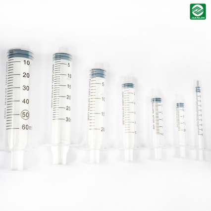 Disposable Medical Syringe Luer Lock/Slip Lock with or Without Hypodermic Needle Three Part Syringe with/Without Needle with CE ISO Certification