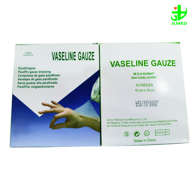 Surgical Medical Sterile Paraffin Gauze Swab Dressing/Pad/Swab