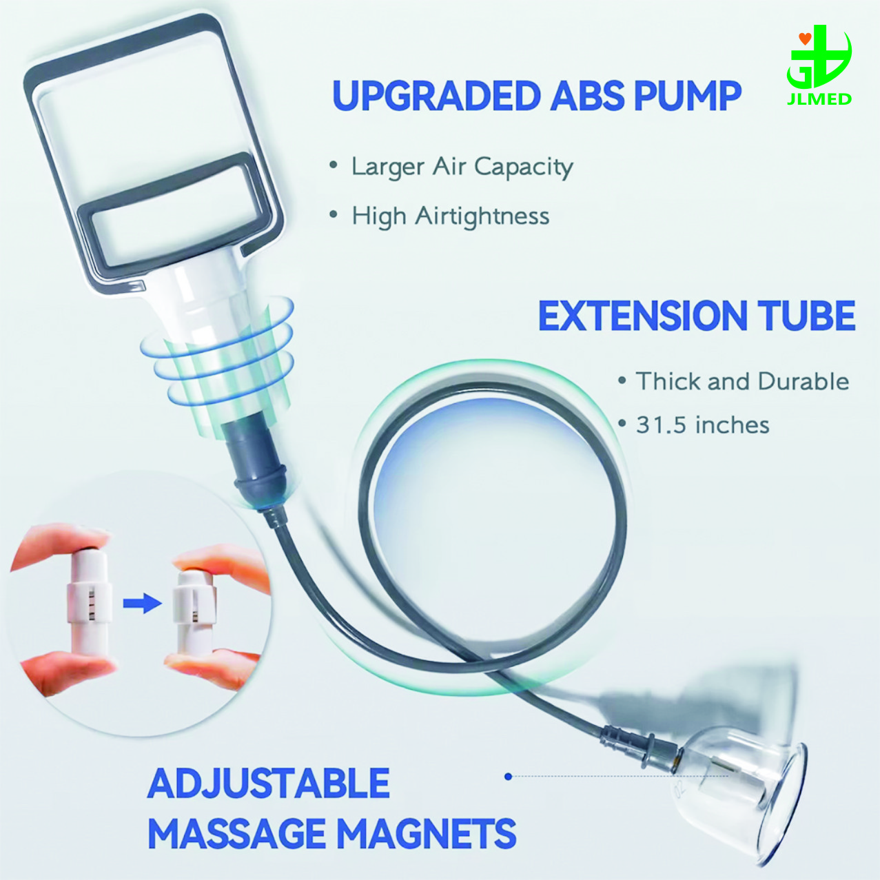 Plastic Vacuum Cupping Therapy Massage Cups Jars Cup Device