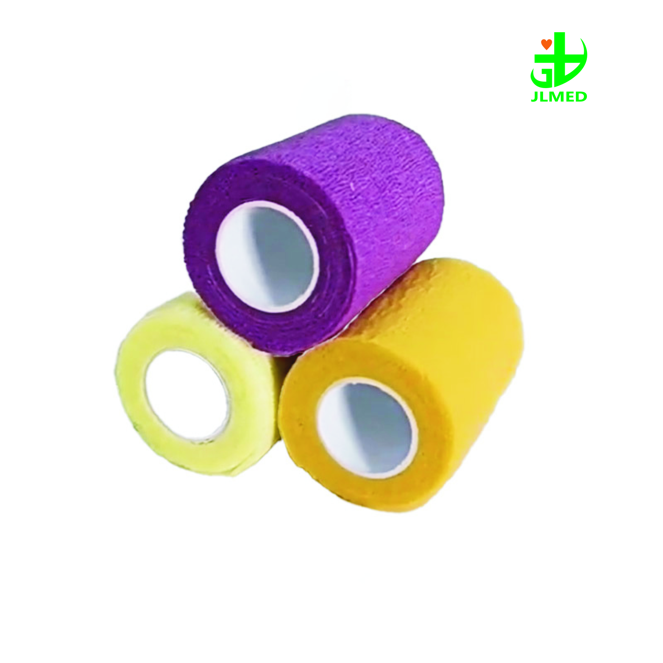 Customized Non Woven Colored Sports Elastic Self-Adhesive Cohesive Bandage