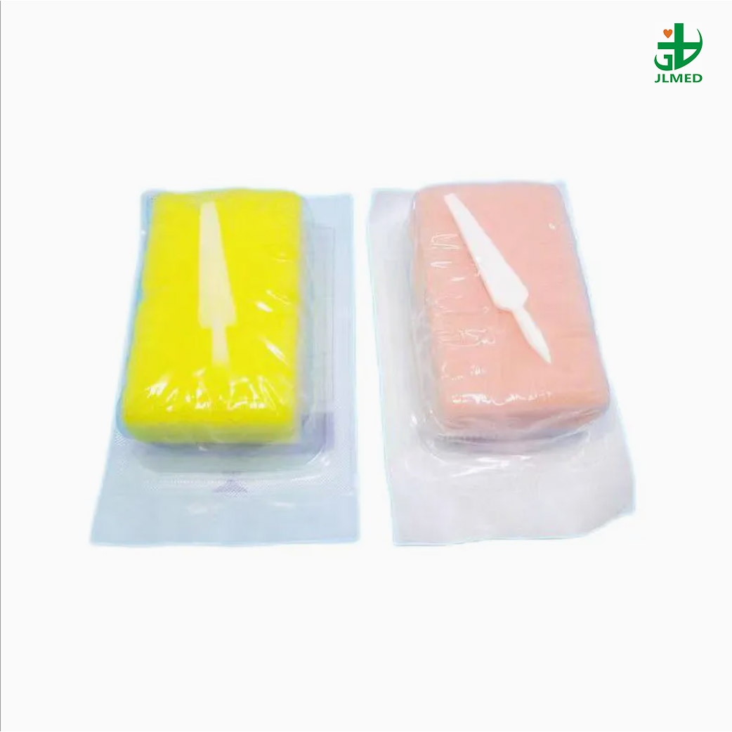 Medical Use Soft Sponge Hand Cleaning Brush Disposable Surgical Scrub Brush with Nail Cleaner