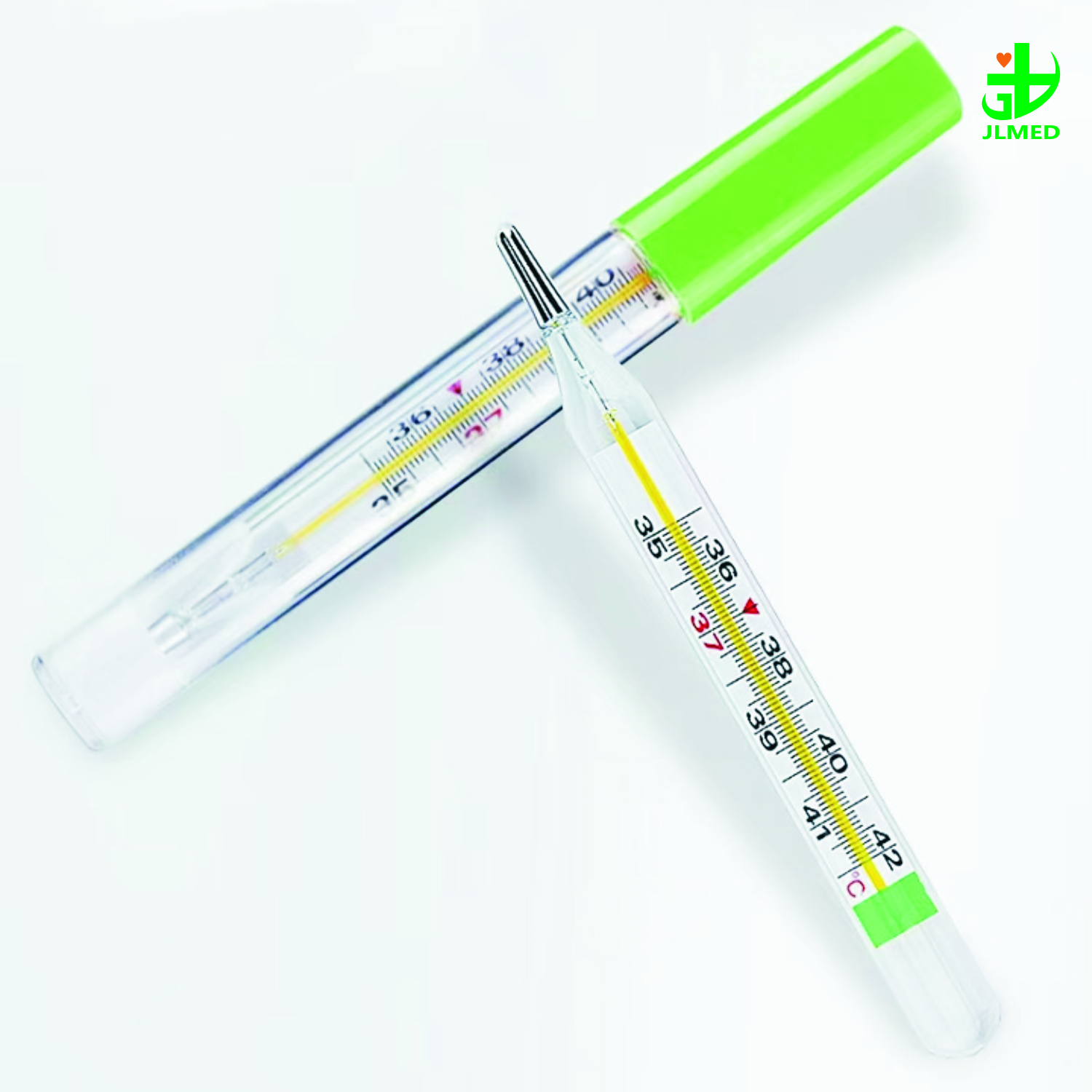 Mercury Free Clinical Oral Armpit Glass Thermometer Glass Thermometer