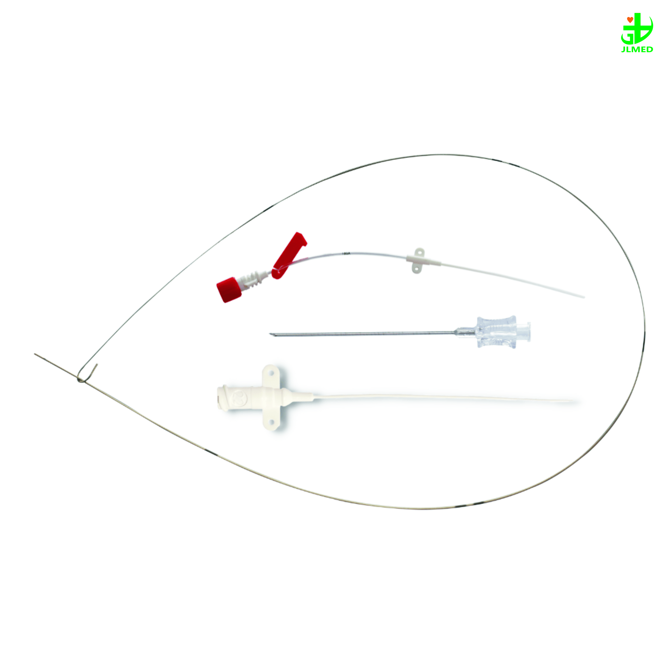Arterial Catheter with Customized Length Nitinol or Stainless Steel Is Available