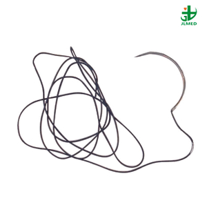 Surgical Sutures PGA Polyglycolic Acid Synthetic Braided Absorbable with Needle 75cm