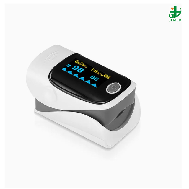 Wholesale Smart Battery Accurate Finger Clip Blood Oxygen Oximeter Fingertip Monitor OLED Display Screen Sensor Pulse Oximeter