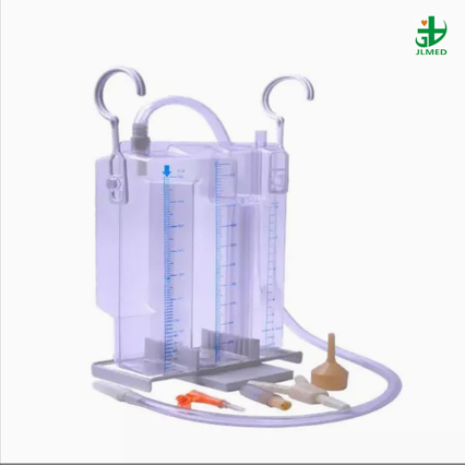 High Quality Medical Single Double Chambere PVC Disposable Thoracic Chest Drainage Bottle