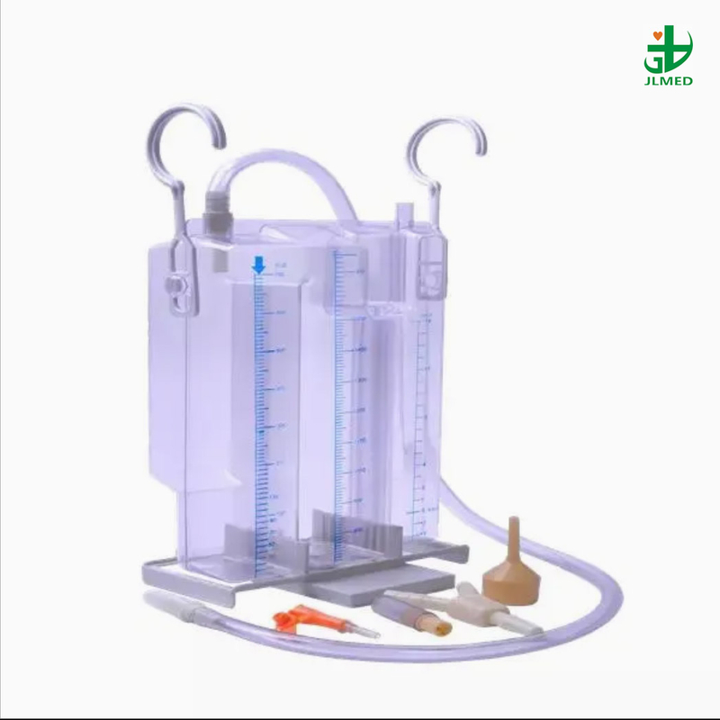 High Quality Medical Single Double Chambere PVC Disposable Thoracic Chest Drainage Bottle