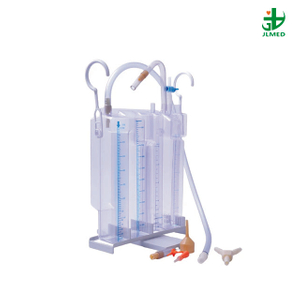 High Quality Medical Single Double Chambere PVC Disposable Thoracic Chest Drainage Bottle