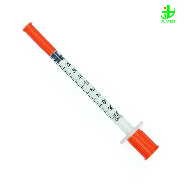 Disposable Medical Insulin Syringe with Fixed Needle Plastic CE&ISO Certificated Sterile