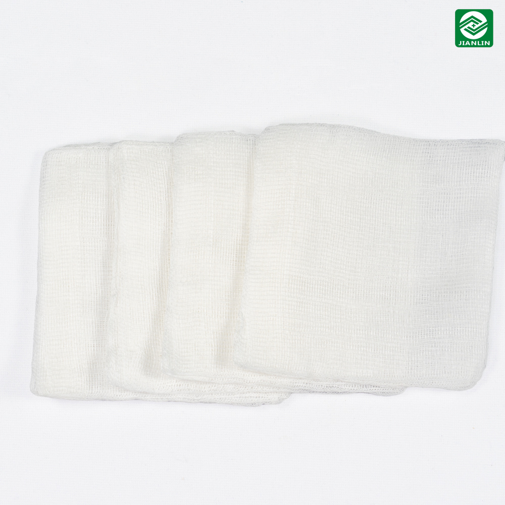 Medical Disposable 100% Cotton Sterile Surgical Absorbent Gauze Swabs