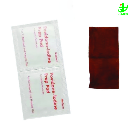 Non-Woven Medline Antiseptic Povidone Iodine Prep Pad and Lens Cleaning Wipes