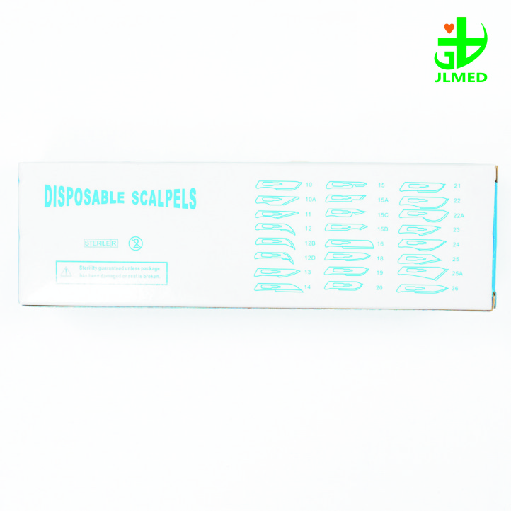 Sterile Scalpel Blade with Handle Stainless Steel/Carbon Steel Surgical Blades