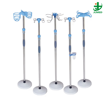 High Quality Medical Adjustable Infusion Stand Convenient and Durable Drip Stand IV Pole