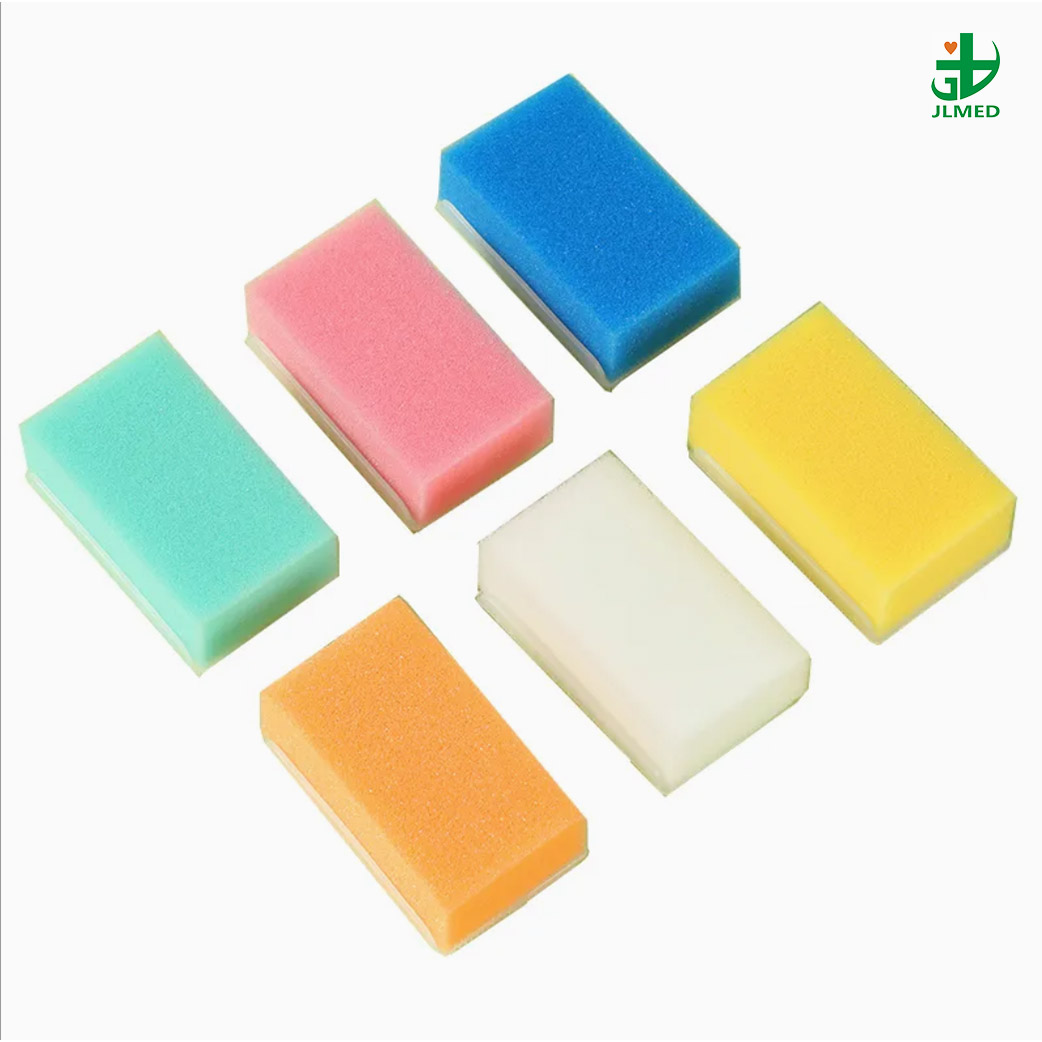 Medical Use Soft Sponge Hand Cleaning Brush Disposable Surgical Scrub Brush with Nail Cleaner