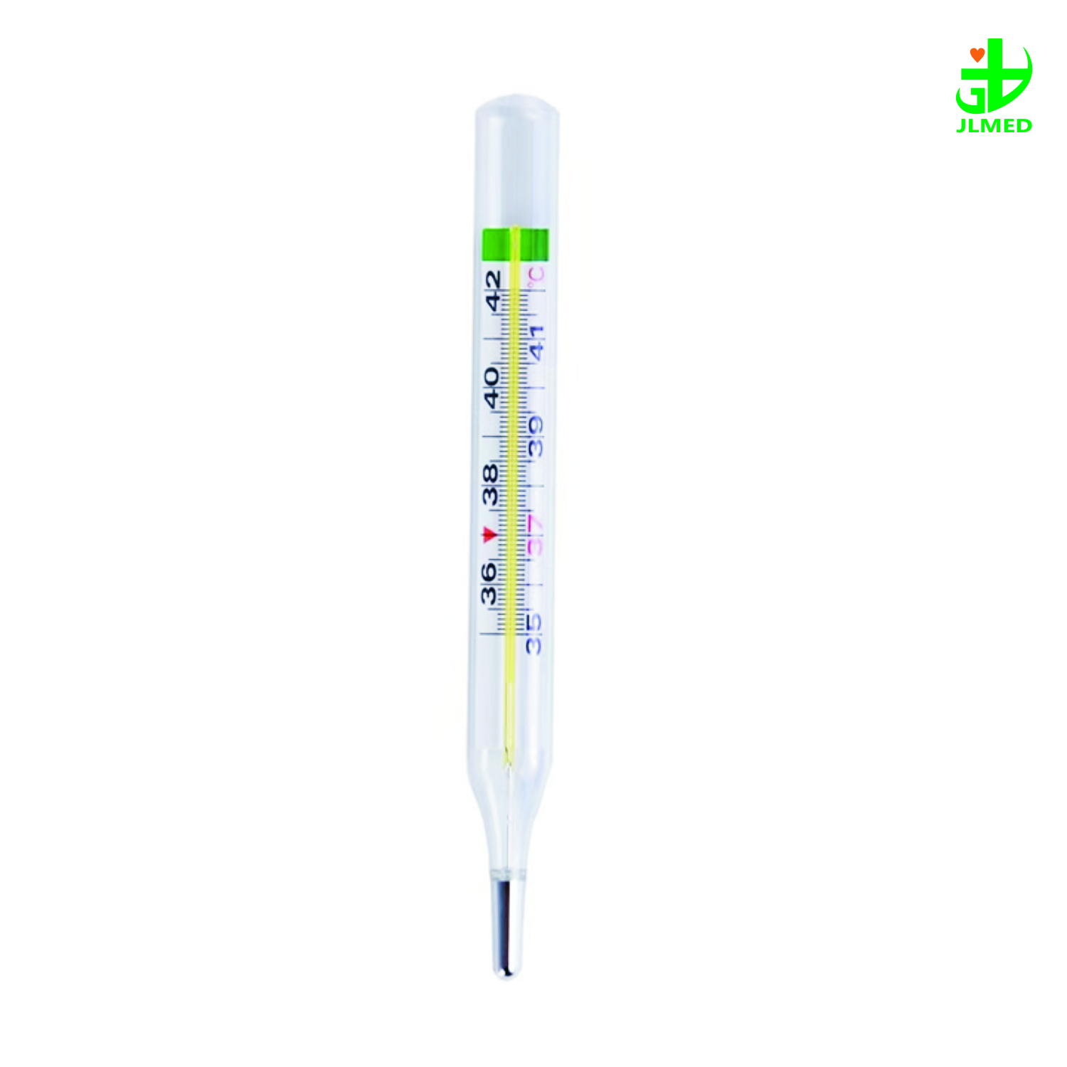 Mercury Free Clinical Oral Armpit Glass Thermometer Glass Thermometer
