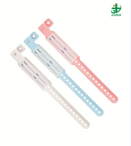 Medical Products Waterproof PVC Patient Disposable Write on ID Bracelets Medical Wristband Identification for Adults and Newborns