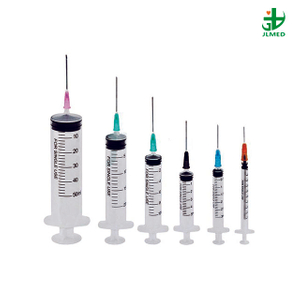 Disposable Medical Syringe Luer Lock/Slip Lock with or Without Hypodermic Needle Three Part Syringe with/Without Needle with CE ISO Certification