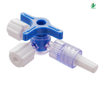 Disposable Medical Three Way Stopcock with Male Lock Adapter and Tube High Flow ressure Stopcock