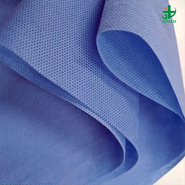 SMS 100%Pp 34gsm 54gsm Blue Medical Hydrophobic Non-Woven Fabric Medical Sms Non-woven Fabric for Medical Products
