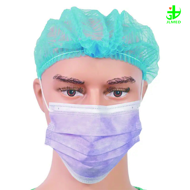 Disposable Medical Non Woven Cap Hair Nets Head Hood Covers Nylon Hats