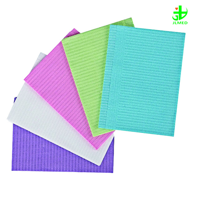 Disposable Colorful Tissue Dental Bib for Medical Dentist Dental Bibs
