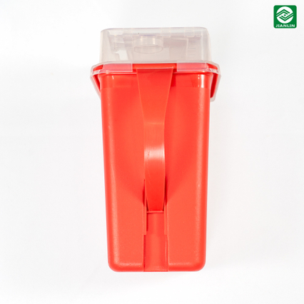 Sharps Disposal Container Biohazard Medical Waste Safety Box Plastic Sharp Container for Tattoo Needles Sharp Container Medical Waste Bag