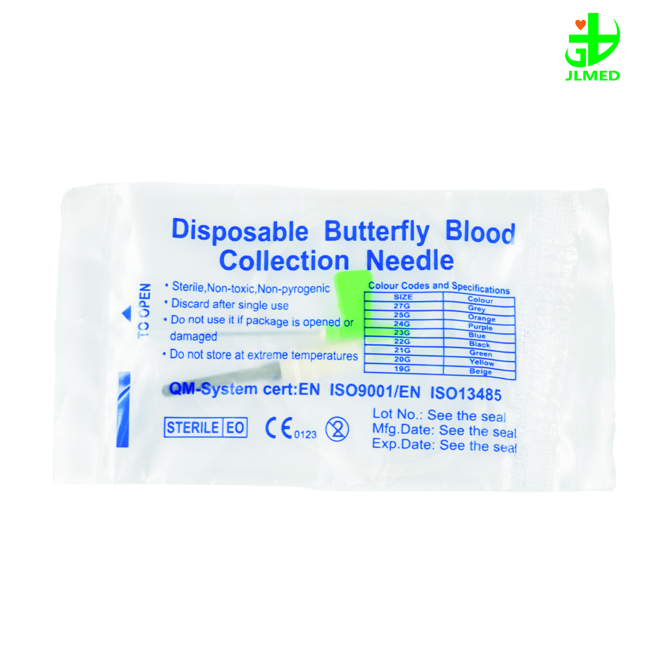 Disposable Blood Collection Needle Single Used Hospital Butterfly Needle