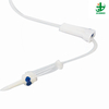 Double Drip Chamber Blood Transfusion Set with Two Spike