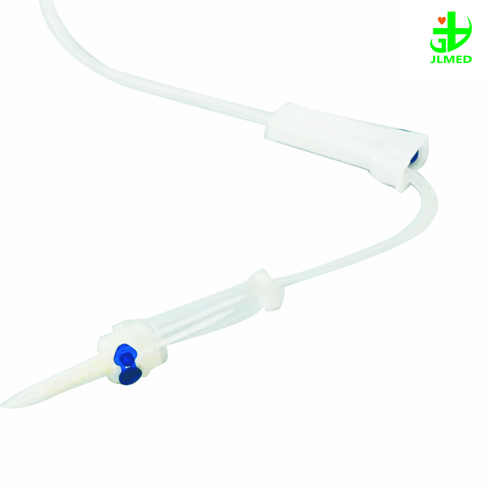 Double Drip Chamber Blood Transfusion Set with Two Spike
