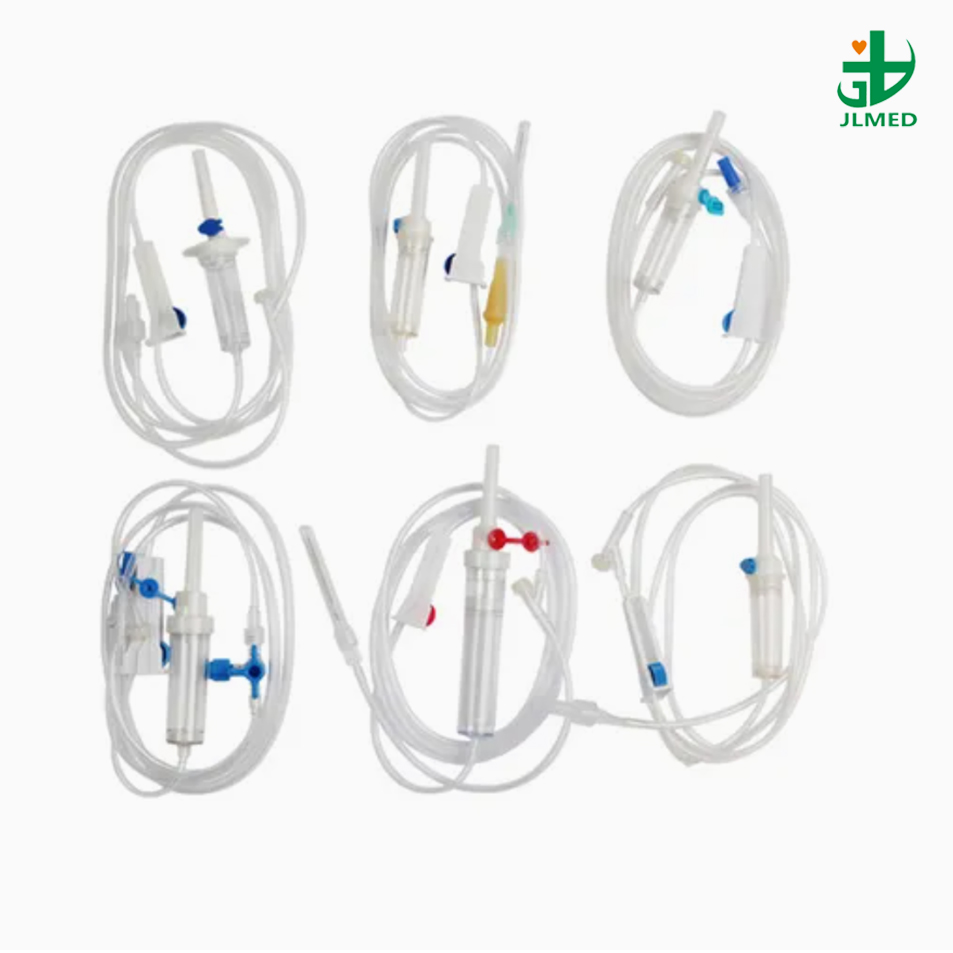 Disposable Medical Infusion Set IV Set IV Giving Set with Needle without Needle 