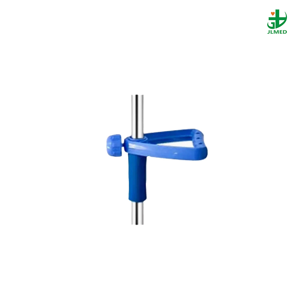Hospital And Clinic Medical Adjustable Mobile IV Pole Drip Stand 4 Hook Infusion Stand with Haft And Tray