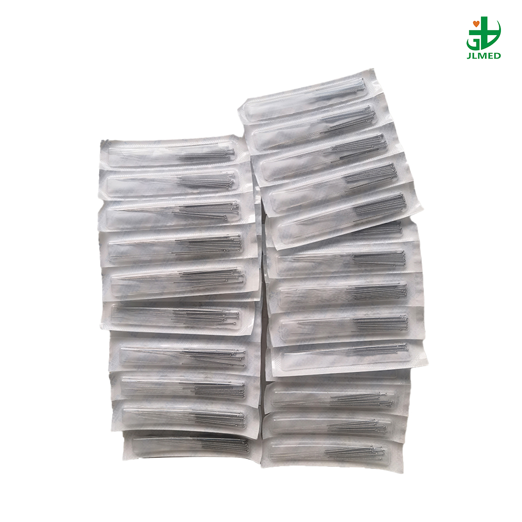 Acupuncture Needle Chinese Spring Silver Copper Handle Sterilize