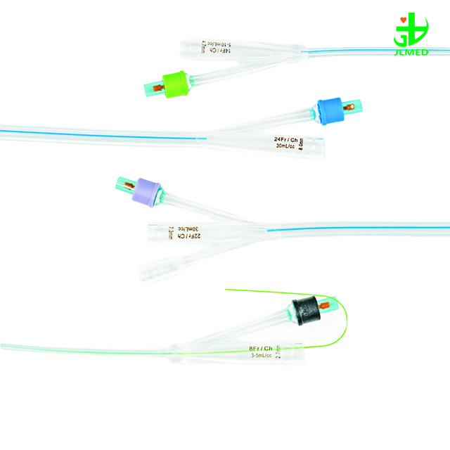 Disposable Medical Silicone or latex Foley Catheter 