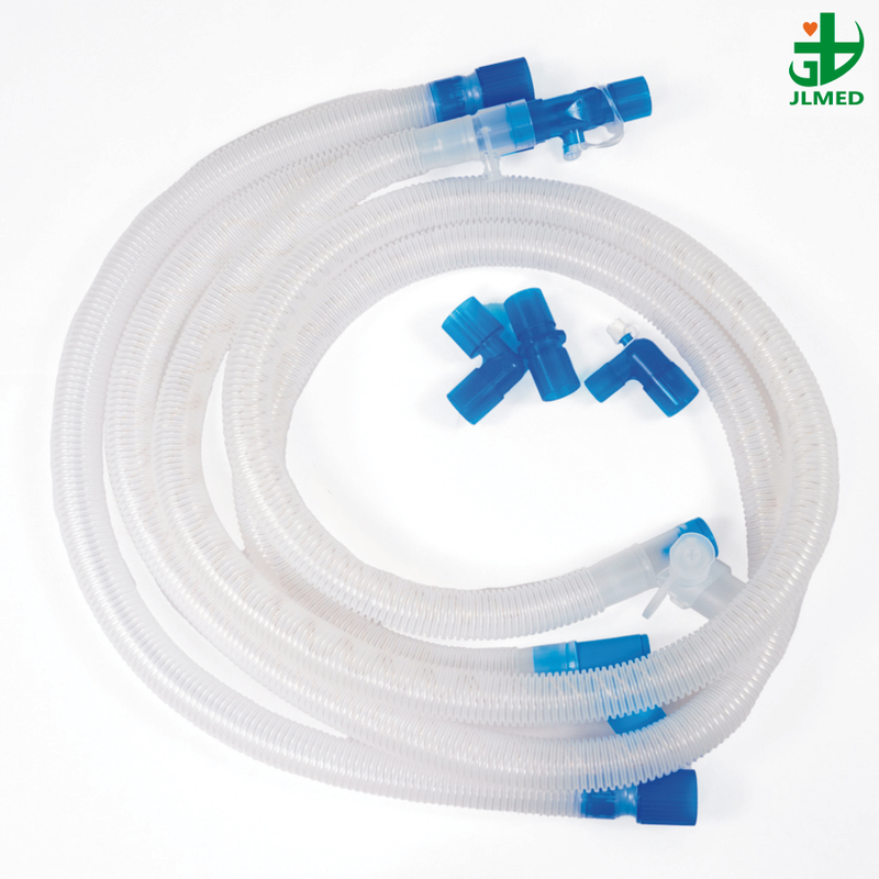 Disposable Medical Anesthesia Breathing Circuit Corrugate with Exhalation Valve and Line CE ISO