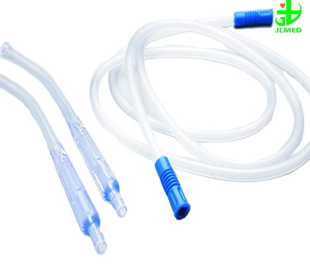 Medical Disposable Sterile Connection Tube with Yankauer Tip Yankauer Handle Yankauer Suction Tube