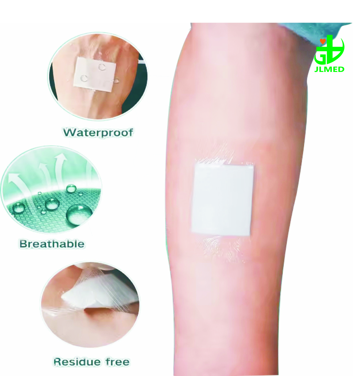 Disposable Wound Dressing Nonwoven Sterile PU Wound Dressing