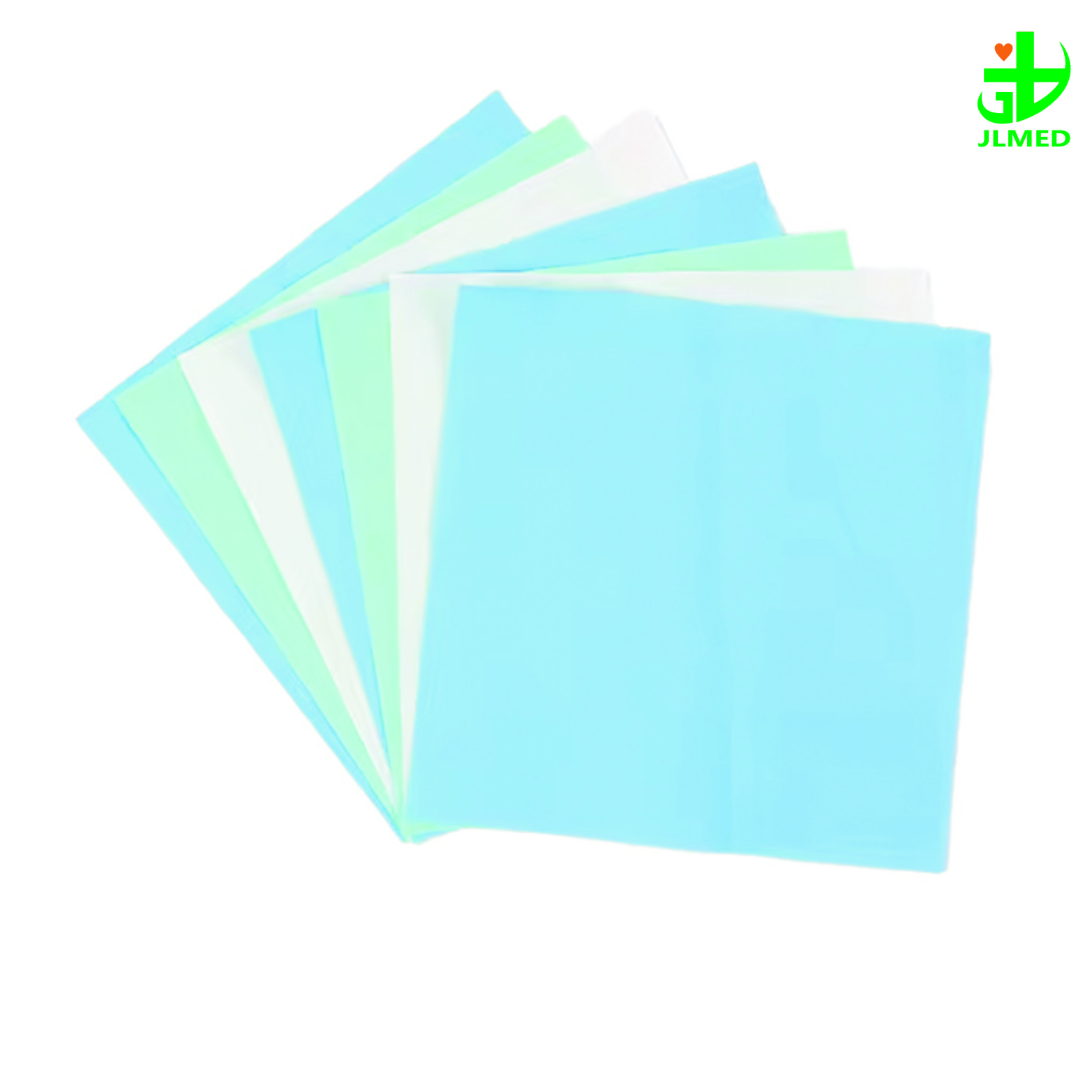 Factory Direct Sell Sterilization Medical Coated Crepe Wrapping Paper with Different Colors