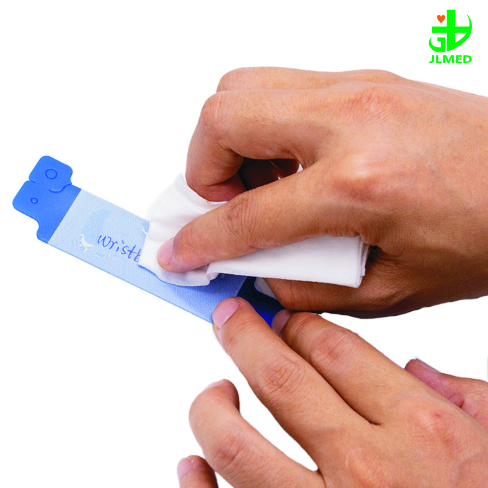 Medical Products Waterproof PVC Patient Disposable Write on ID Bracelets Medical Wristband Identification for Adults and Newborns