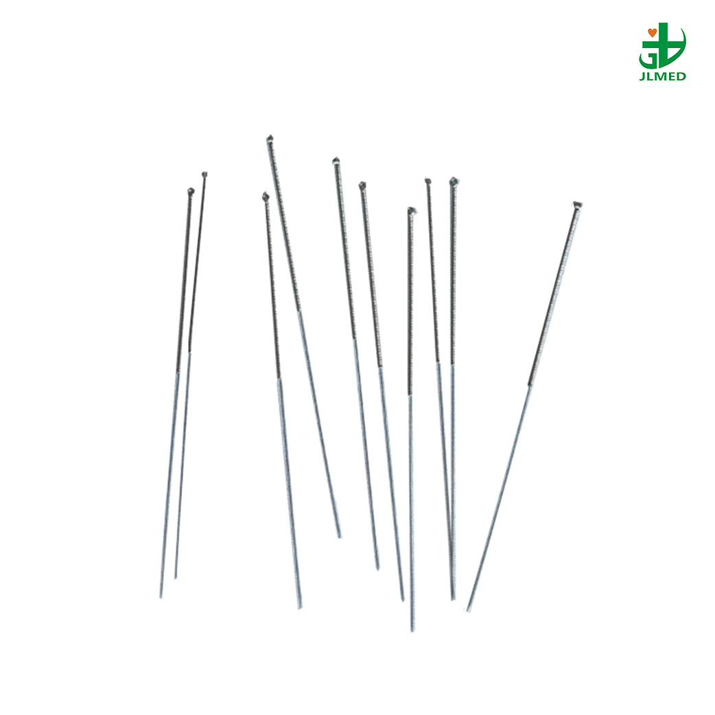 Acupuncture Needle Chinese Spring Silver Copper Handle Sterilize