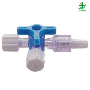 Disposable Medical Three Way Stopcock with Male Lock Adapter and Tube High Flow ressure Stopcock