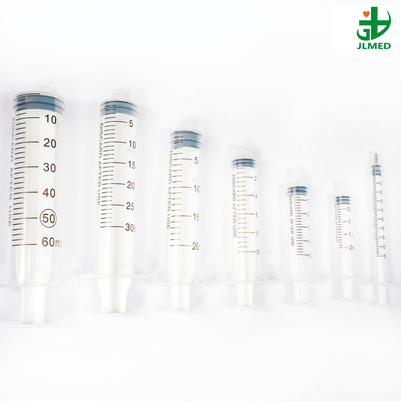 Disposable Medical Syringe Luer Lock/Slip Lock with or Without Hypodermic Needle Three Part Syringe with/Without Needle with CE ISO Certification