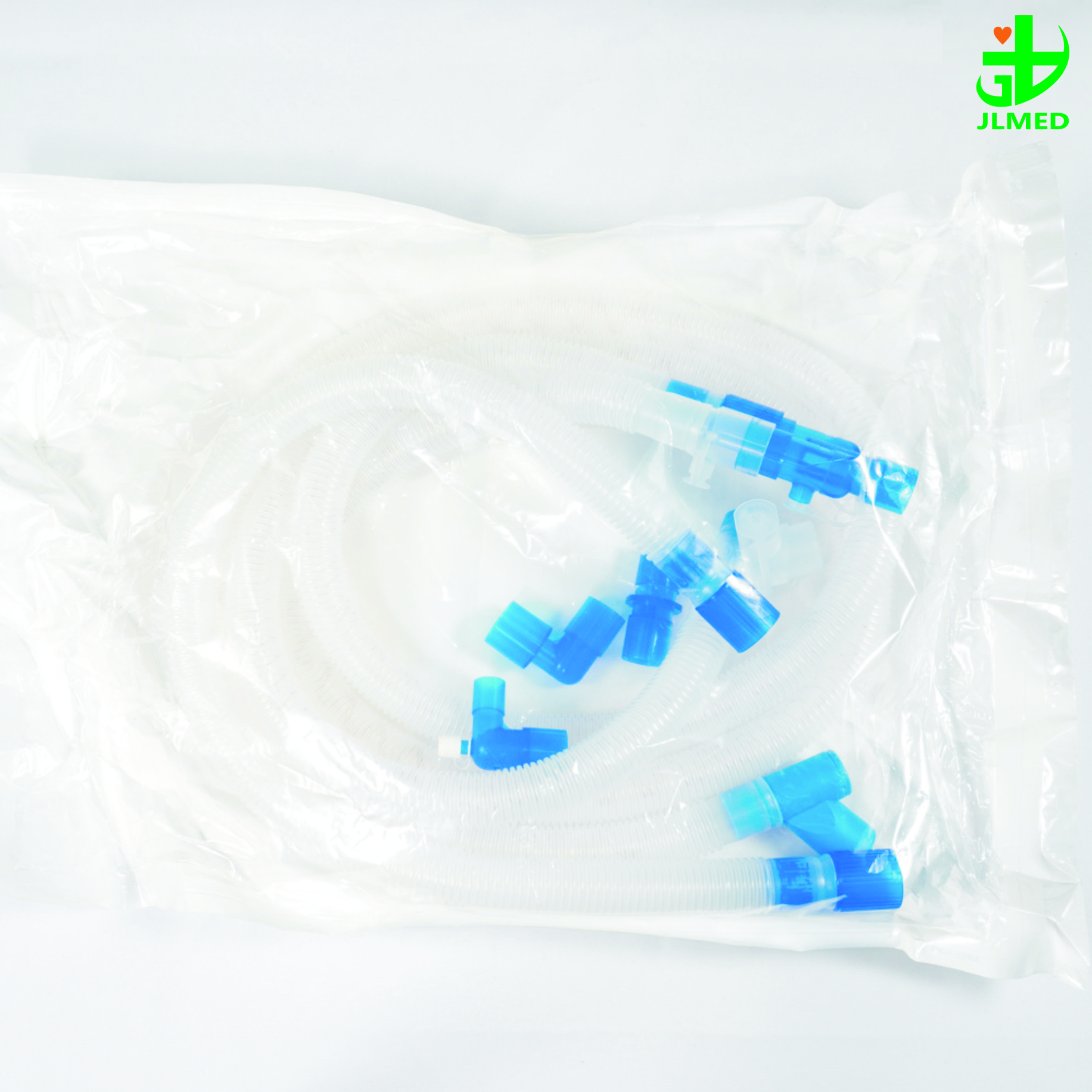 Disposable Medical Anesthesia Breathing Circuit Corrugate with Exhalation Valve and Line CE ISO
