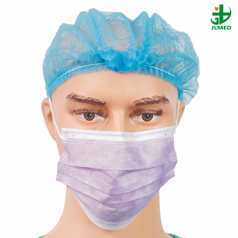 Disposable Medical Non Woven Cap Hair Nets Head Hood Covers Nylon Hats