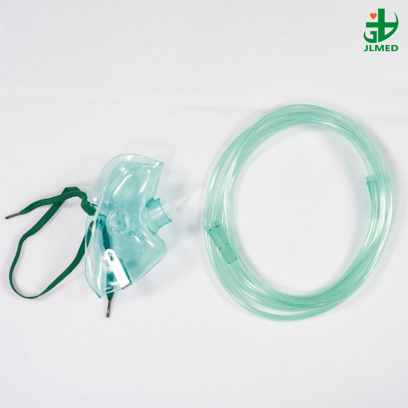 Hospital Disposable Medical Oxygen Mask with Tubing PVC