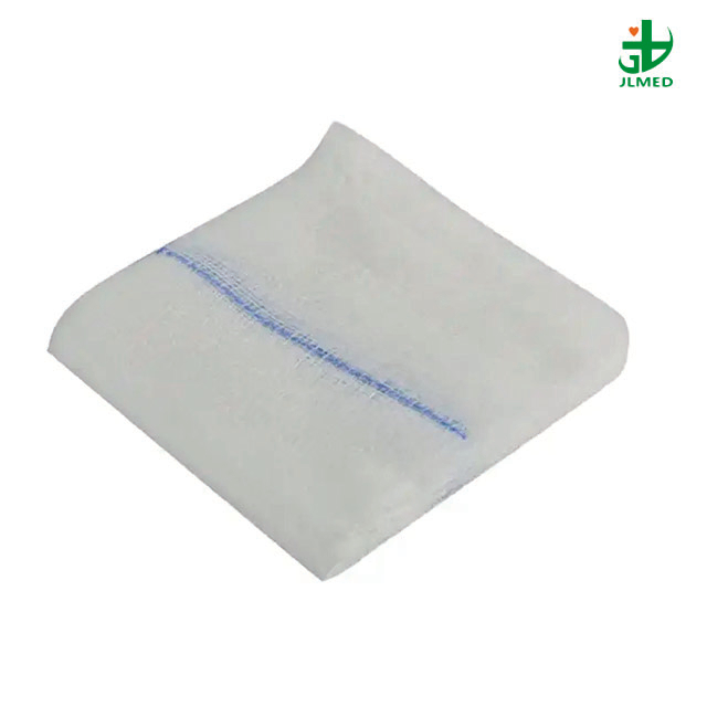 Manufacturer China Factory Disposable Surgical Medical CE FDA ISO with X Ray Folded Double Wrapping 100% Cotton Lap Sponge Gauze Sponge Sterile Gauze Swab