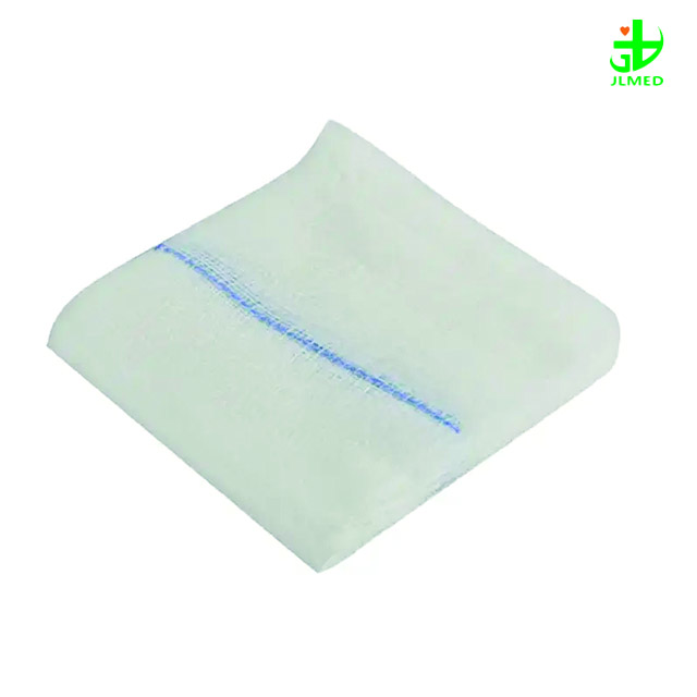 Manufacturer China Factory Disposable Surgical Medical CE FDA ISO with X Ray Folded Double Wrapping 100% Cotton Lap Sponge Gauze Sponge Sterile Gauze Swab