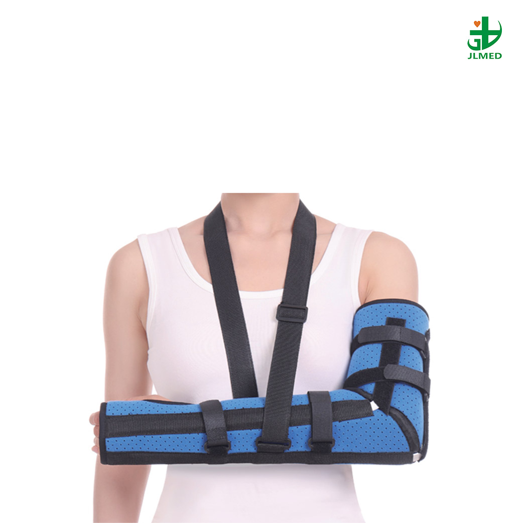 Adjustable Medical Shoulder Brace Elbow Brace for Injuried Arm Elbow
